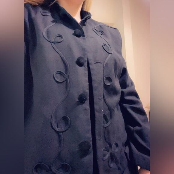 90s oversized soutache blazer - Picture 4 of 12